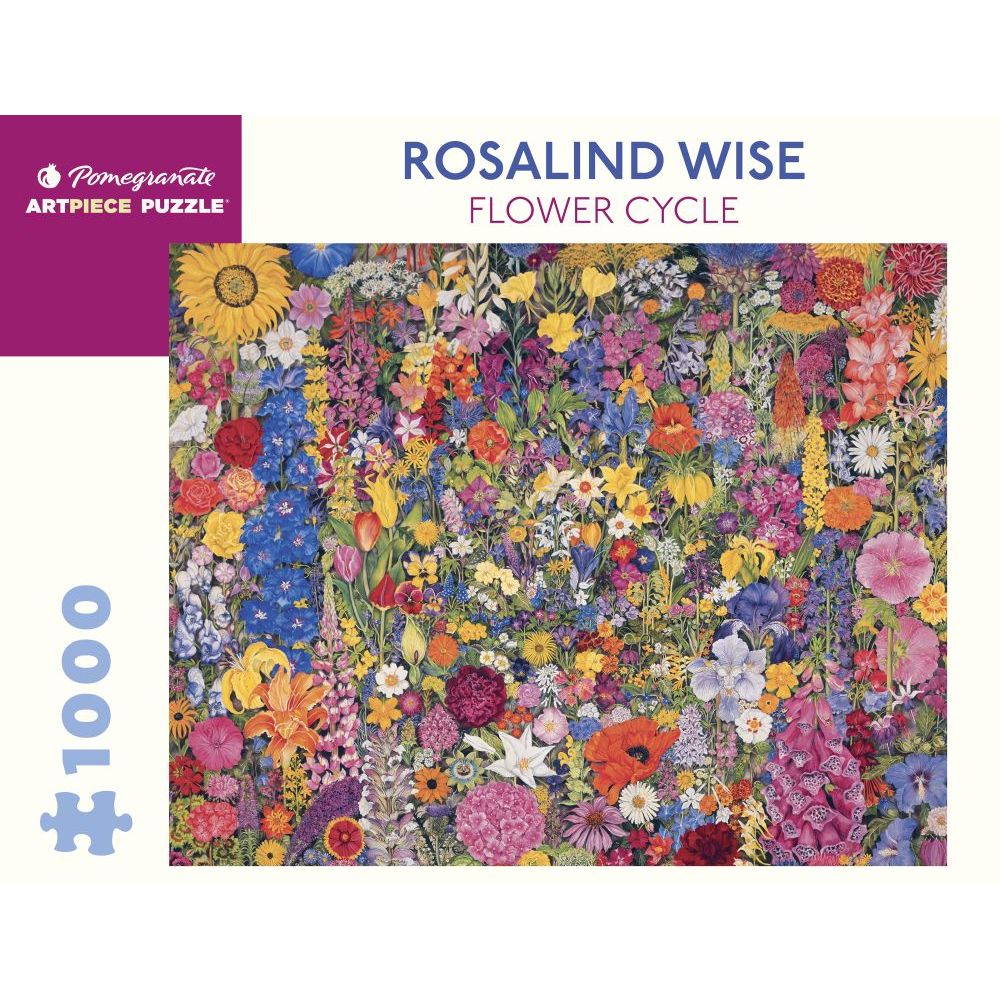 1000-Piece Jigsaw Puzzle-Wise-Flower Cycle