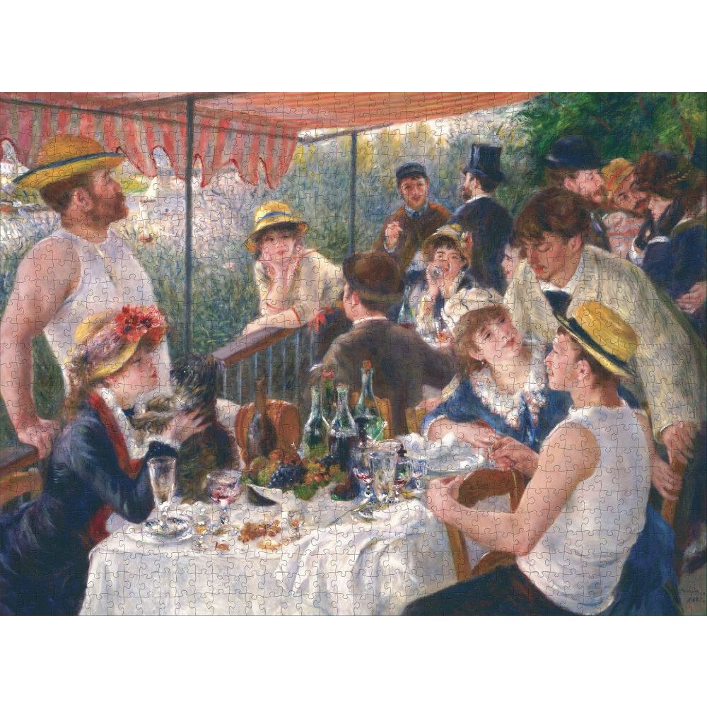 1000-piece Jigsaw Puzzle-Renoir-Luncheon of the Boating Party