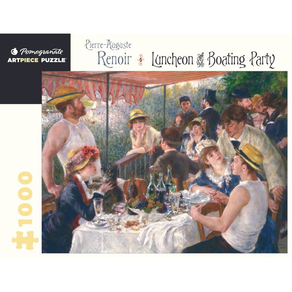 1000-piece Jigsaw Puzzle-Renoir-Luncheon of the Boating Party