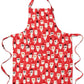 HoHoHo Red Linen Apron - Kip&Co