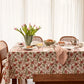 Georgia Pink/Green Tablecloth 150x230cmm