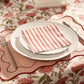 Niki Stripe Pink Paper Napkin Set 20Pc