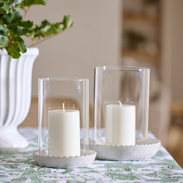Neve White Ceramic Votive