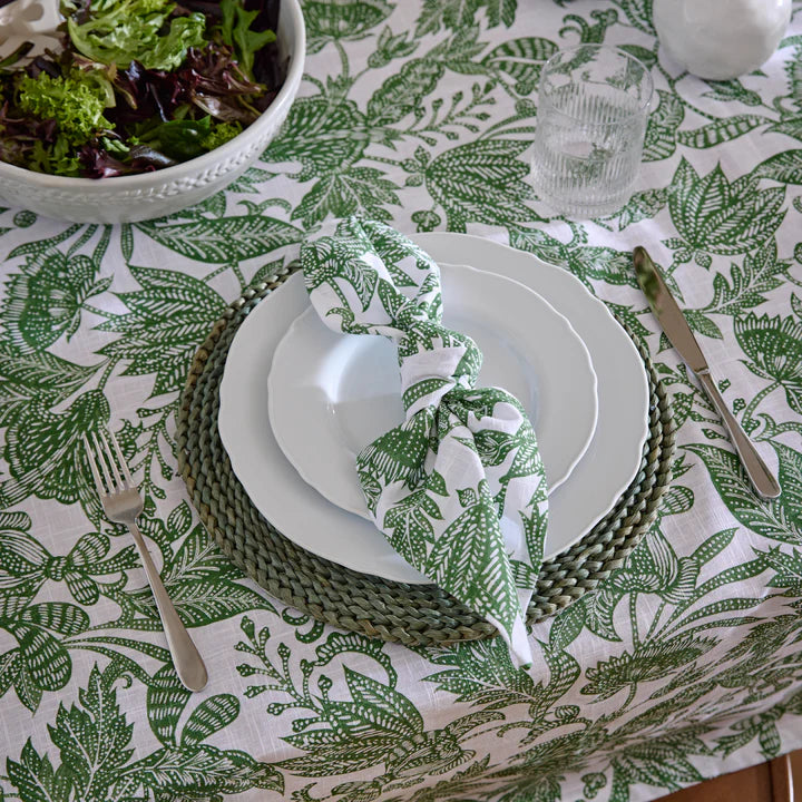 Samara Green Napkin Set/4