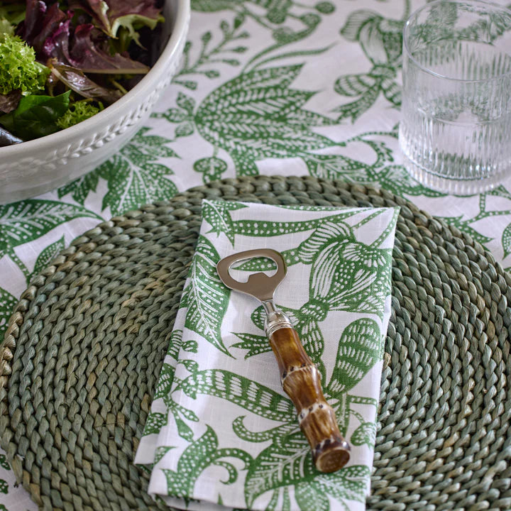 Samara Green Napkin Set/4