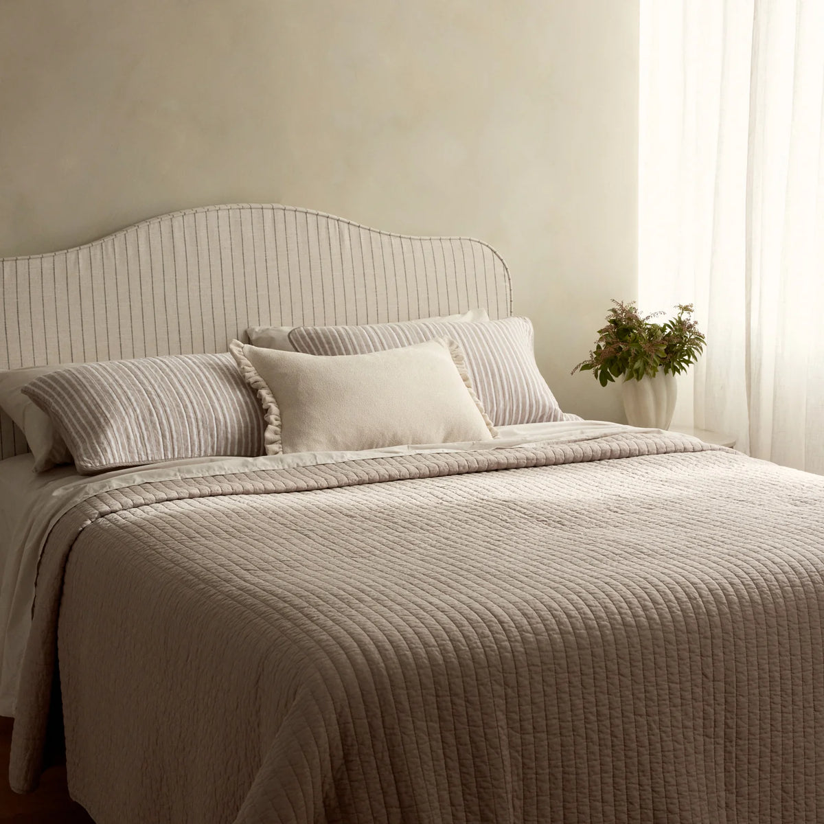 Willa Cream Frill Cushion 40x60cm