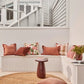 Margot Grapefruit Fringe Cushion 50cm