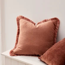 Margot Grapefruit Fringe Cushion 50cm
