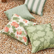 Sailor Green Stripe Reversible Outdoor Cushion