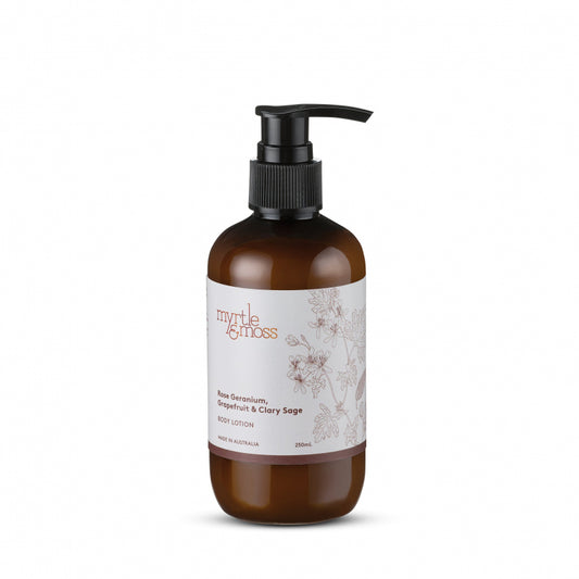 Rose Geranium Body Lotion - Myrtle & Moss