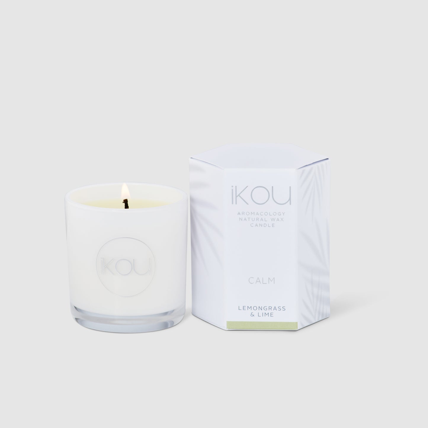 Calm Small Glass Candle