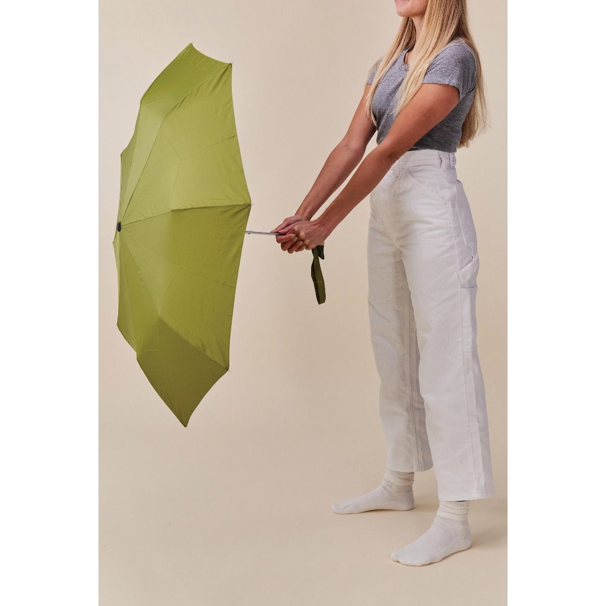 Olive Compact Duck Umbrella