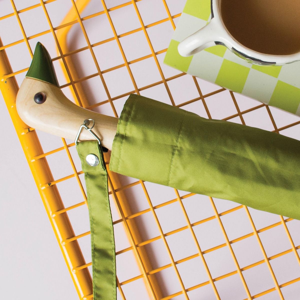 Olive Compact Duck Umbrella
