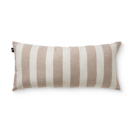 Rye Coffee Stripe Cushion 35x70cm