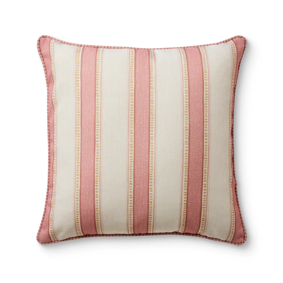Sailor Pink Stripe Reversible Outdoor Cushion 50cm
