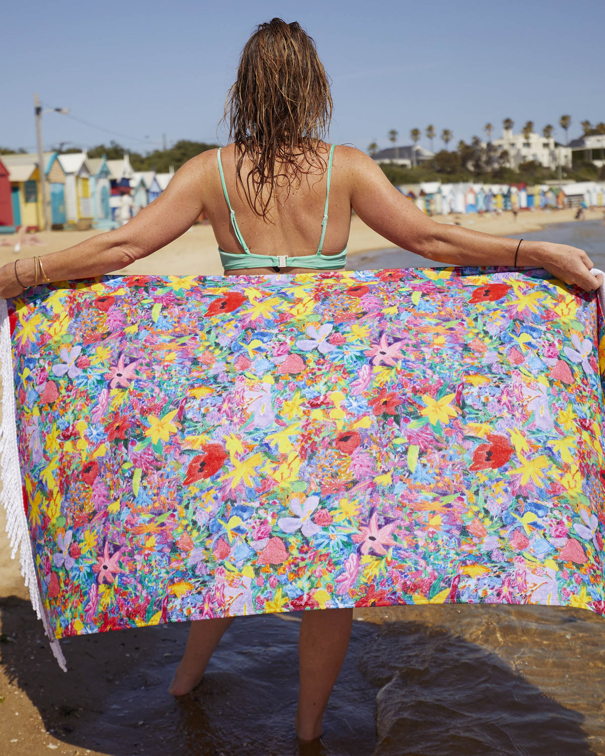 Butterfly Dreams Terry Beach Towel - Kip&Co X Ken Done