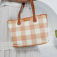 Capri Gingham Tote - Liv & Milly