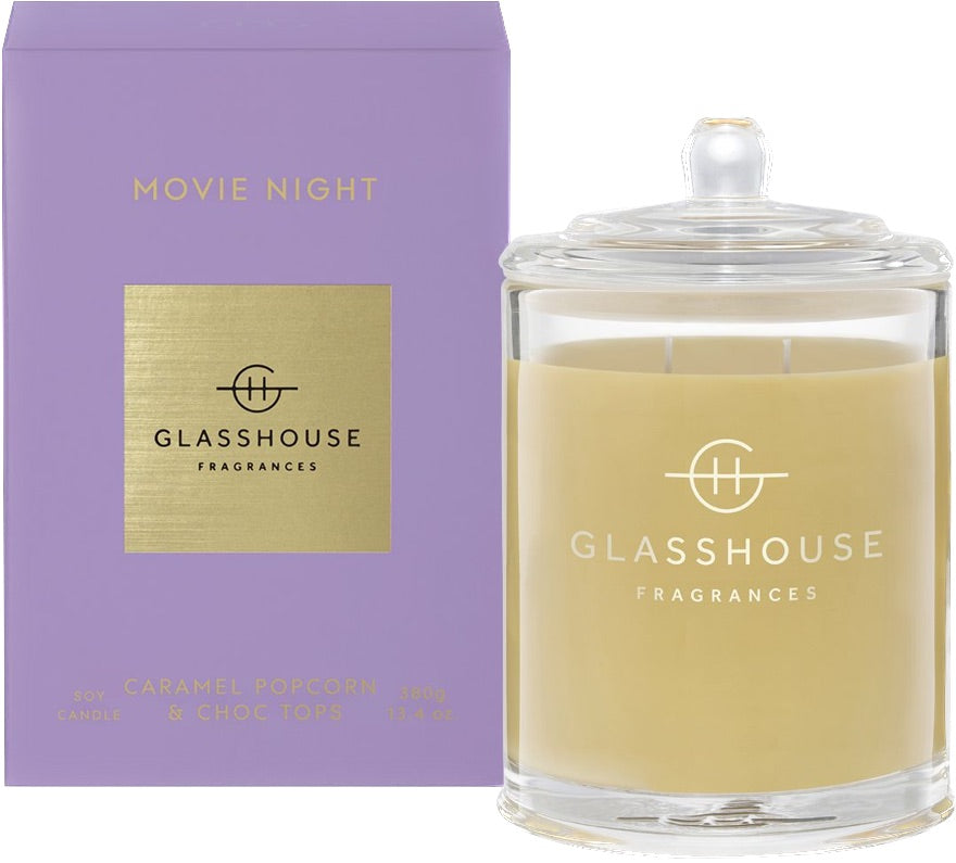 Movie Night 380g Soy Candle - Glasshouse Fragrances