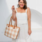 Capri Gingham Tote - Liv & Milly