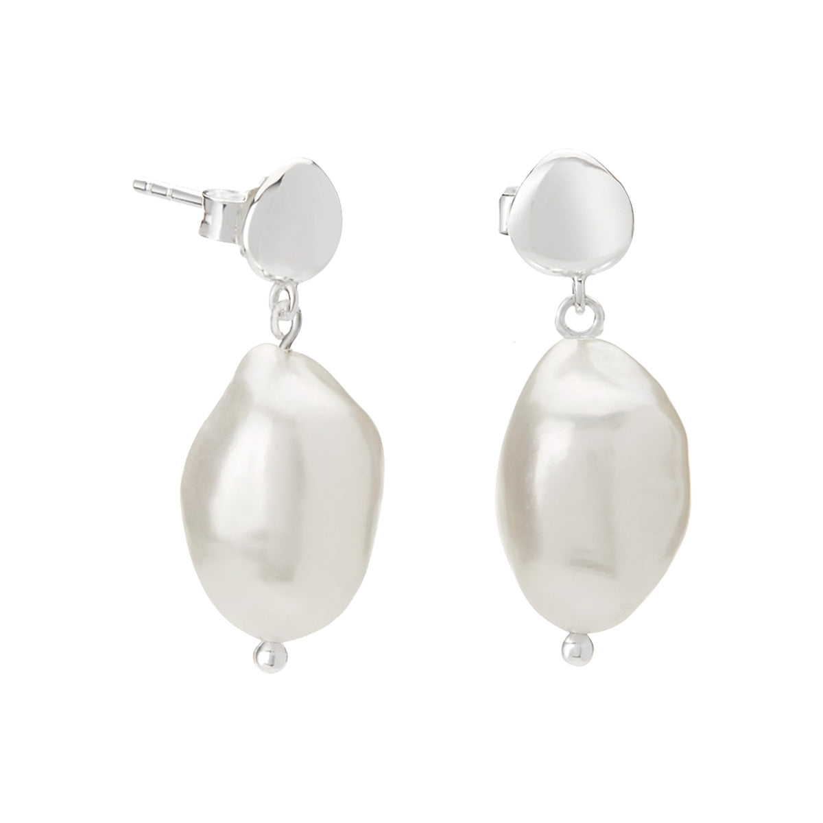 Halcyon Small Pearl Earrings- Murkani