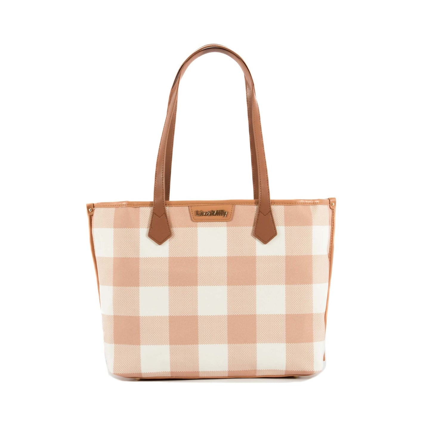 Capri Gingham Tote - Liv & Milly