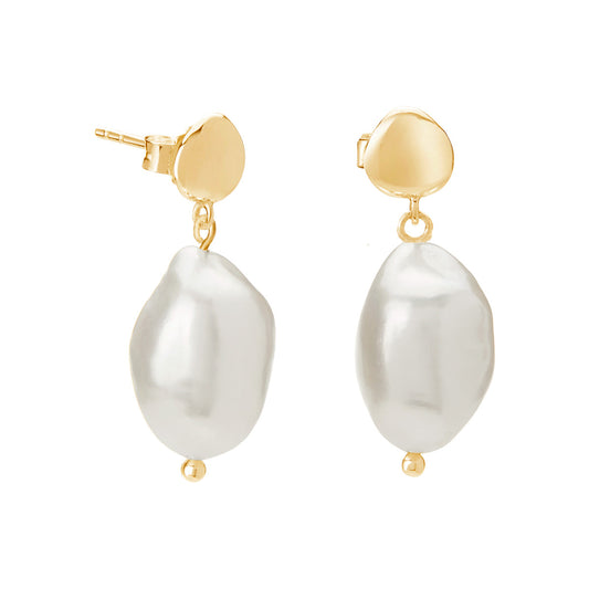 Halcyon Small Pearl Earrings- Murkani