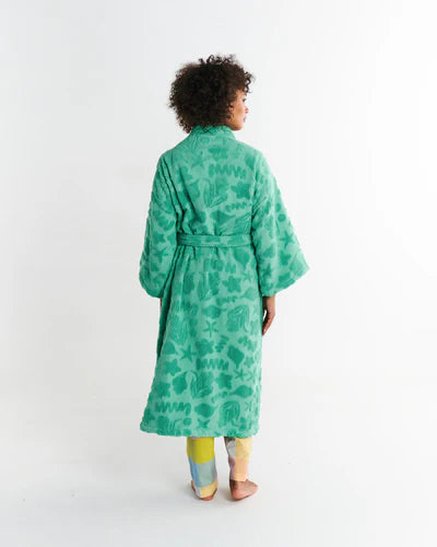 Jade Rock Pool Terry Bath Robe - Kip&Co