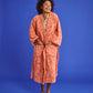 Peach Rock Pool Terry Bath Robe - Kip&Co