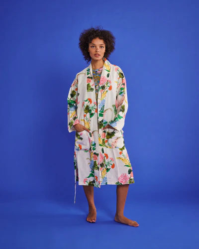 Bouquet Beauty Linen Robe - Kip&Co