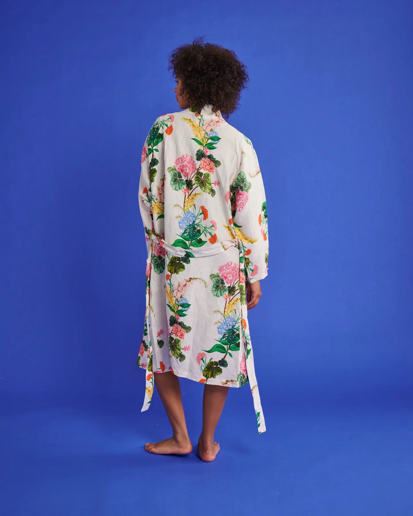 Bouquet Beauty Linen Robe - Kip&Co