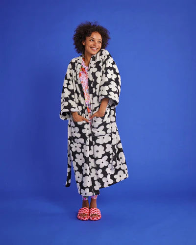 Flower Face Terry Bath Robe - Kip&Co