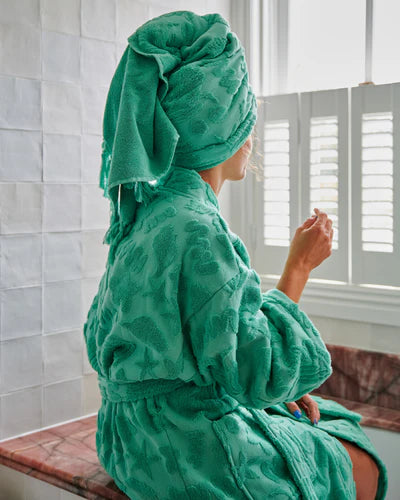 Jade Rock Pool Terry Bath Robe - Kip&Co