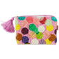 Confetti Pink Velvet Cosmetics Purse - Kip&Co