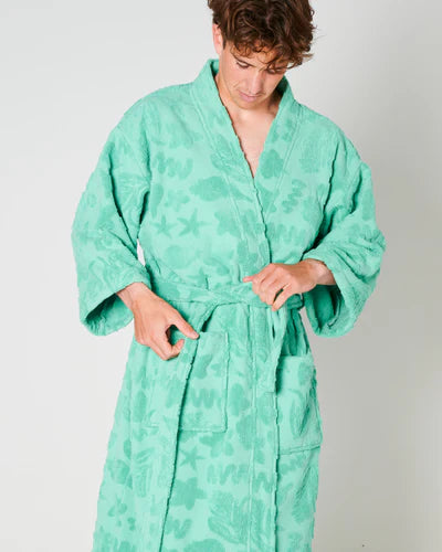 Jade Rock Pool Terry Bath Robe - Kip&Co