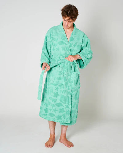 Jade Rock Pool Terry Bath Robe - Kip&Co