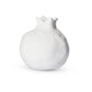 Pomegranate White Bud Vase