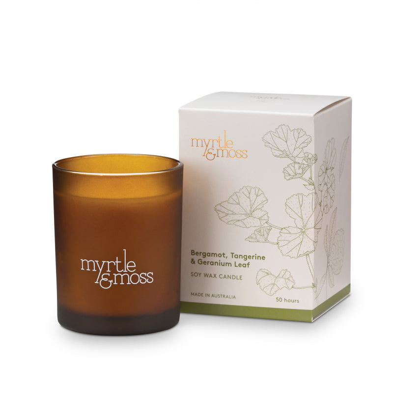 Bergamot Candle - Myrtle & Moss