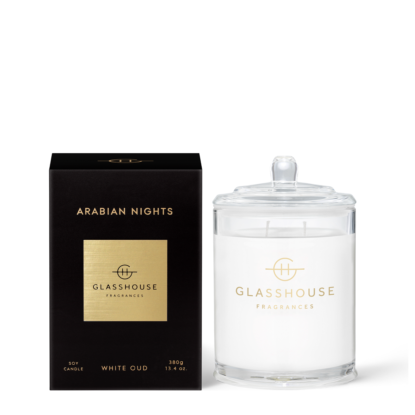 Arabian Nights 380g Soy Candle - Glasshouse Fragrances