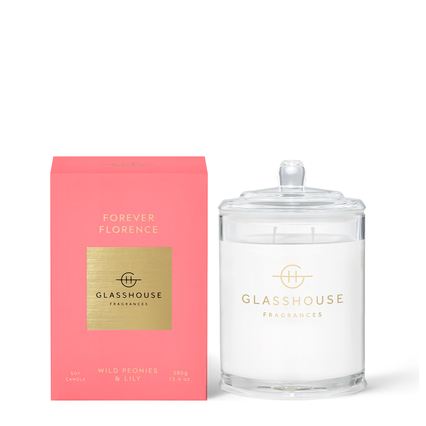 Forever Florence 380g Soy Candle - Glasshouse Fragrances