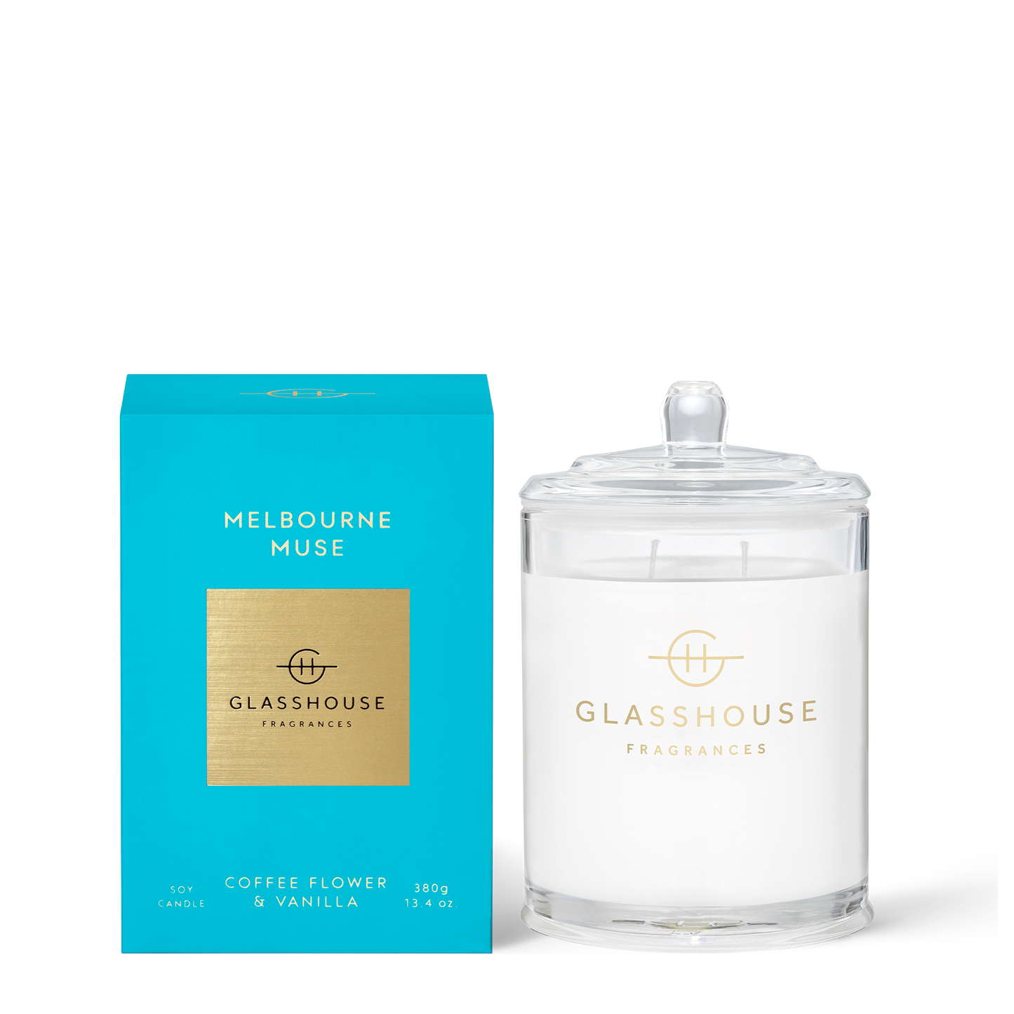 Melbourne Muse 380g Soy Candle - Glasshouse Fragrances