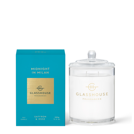 Midnight In Milan 380g Soy Candle - Glasshouse Fragrances