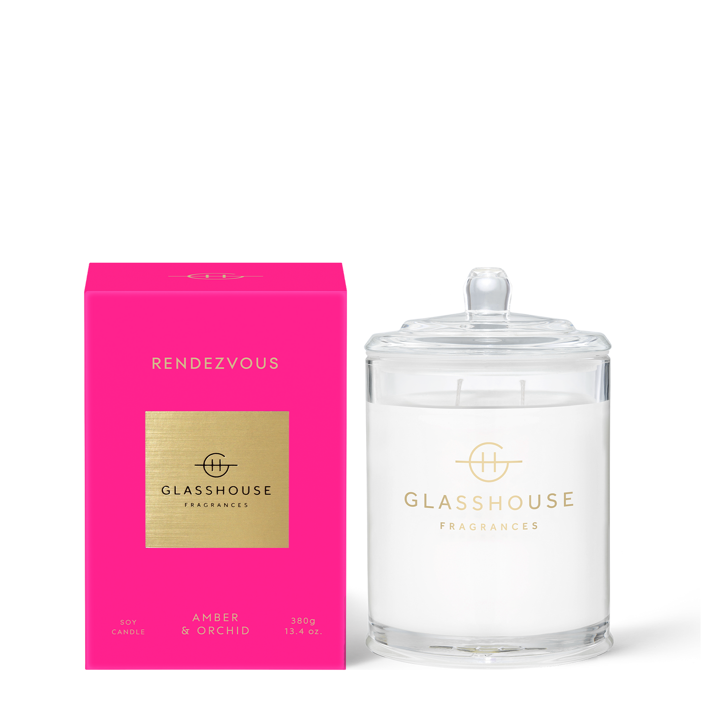 Rendezvous 380g Soy Candle - Glasshouse Fragrances