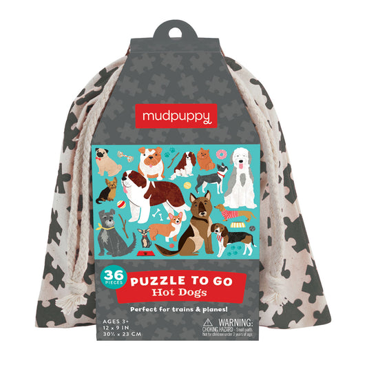 Hot Dogs Puzzle To Go - Mudpuppy