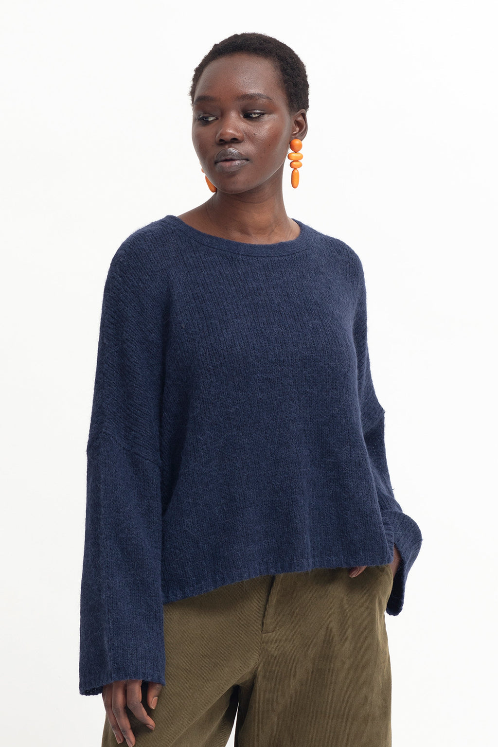 Wide on sale sleeve sweater