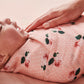 Polkadot Rose Bambo Swaddle - Kip&Co