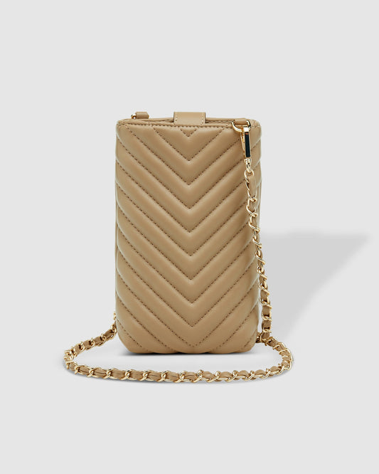 Vera Quilted Phone Crossbody Bag - Louenhide