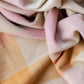 Recycled Wool Blanket in Orange Gradient Gingham - tbco