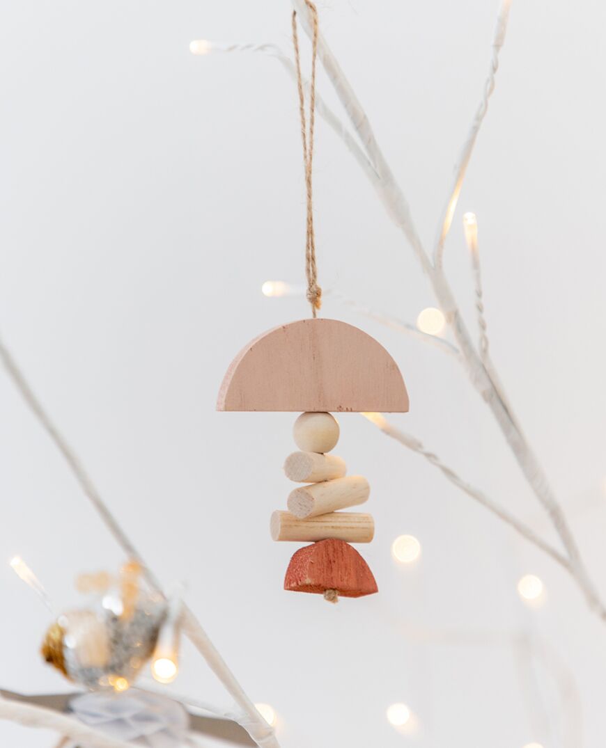 Storybook Hanging Stacked Blocks - Papaya