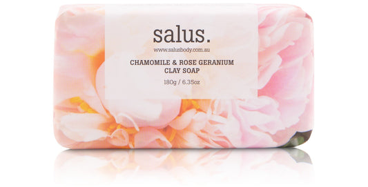 Chamomile & Rose Geranium Clay Soap - Salus