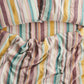 Hat Trick Woven Stripe Linen Queen Flat Sheet - Kip&Co